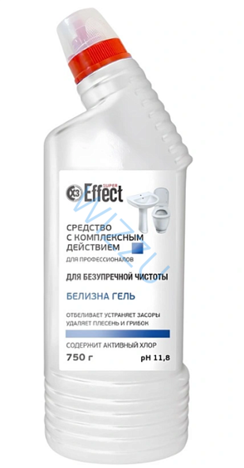 Средство с комплексным деиствием «Effect» Super Белизна гель,750 г