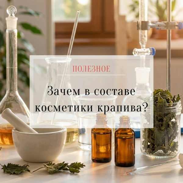 Зачем в составе косметики крапива?