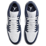 Jordan 1 Low Wolf Grey Midnight Navy