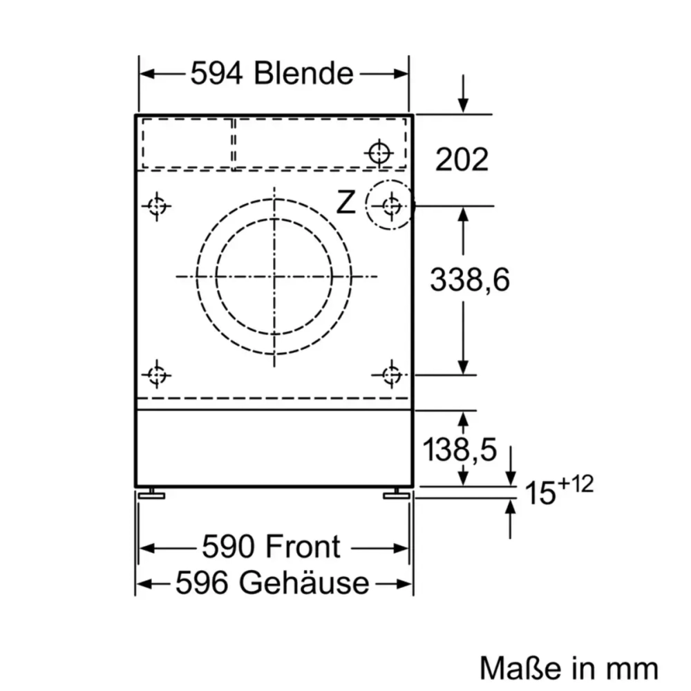 Встраиваемая стиральная машина Bosch WIW 28443