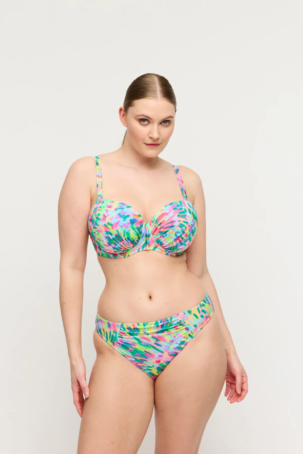 PRIMADONNA Swim Douala Топ-балконет с поролоновой вставкой, разноцветный