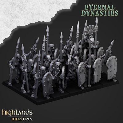 Tomb Kings Skeletons Spears v2