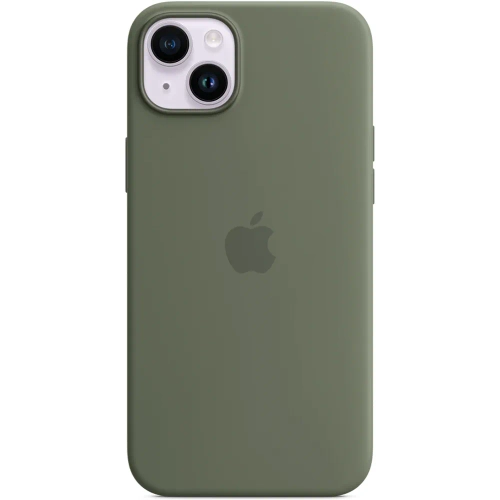 Силиконовый чехол с поддержкой MagSafe Apple Silicone Case для iPhone 14 Plus, Olive (Оливковый)