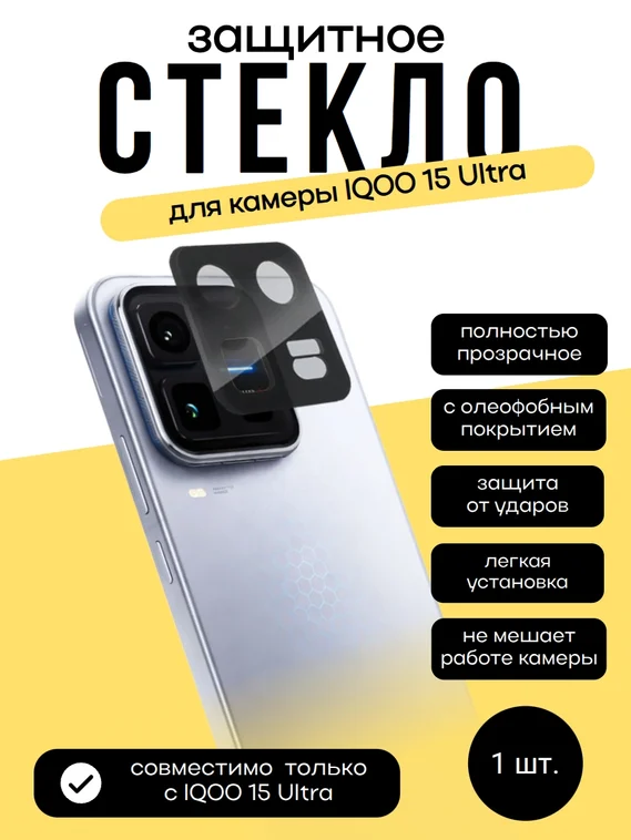 Защитное стекло для камеры IQOO 15 Ultra
