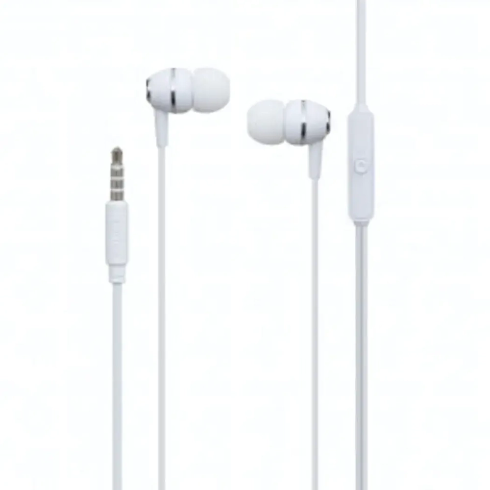 Гарнитура Borofone M36, вакуумные, разъем Jack, кабель 1.2 м White