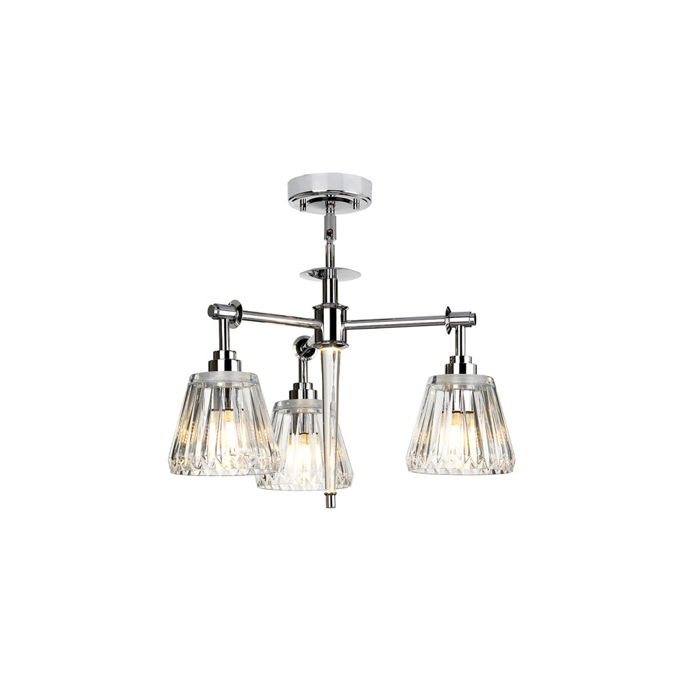 Люстра для ванных комнат Elstead Lighting, Арт. BATH-AGATHA3P-PC