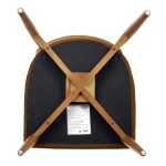 Стул Bradex Home Lucas 3 терракотовый букле с ножками цвета орех
