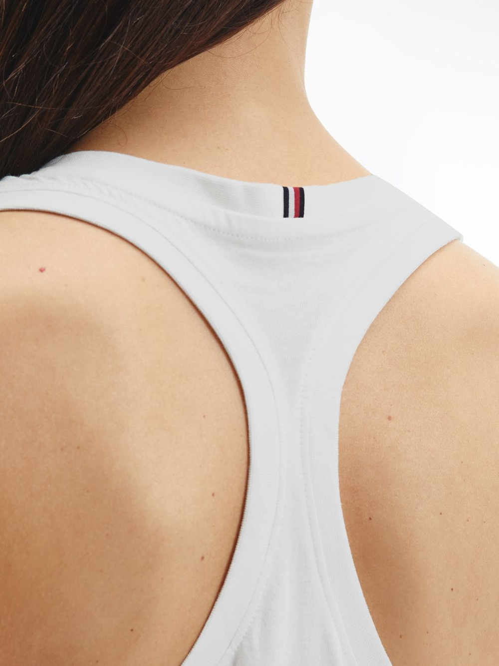 Женский топ теннисный Tommy Hilfiger Regular Tank Top - ecru