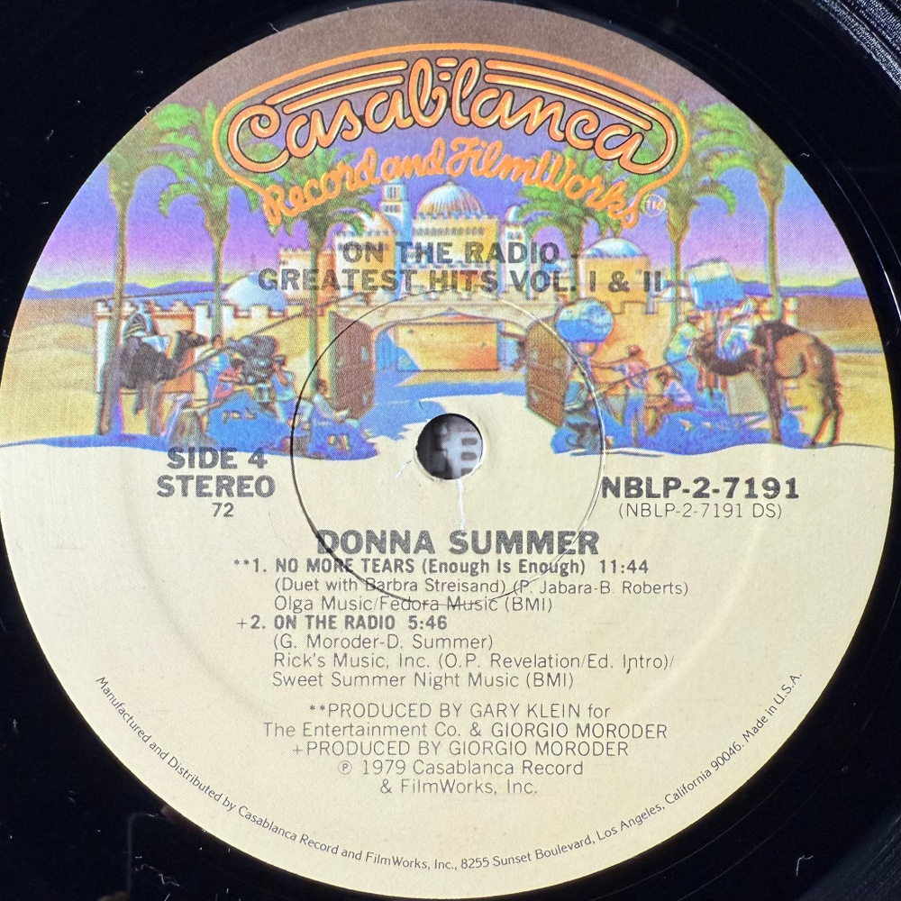 Donna Summer ‎– On The Radio - Greatest Hits Volumes I & II 2LP (США 1979г.)