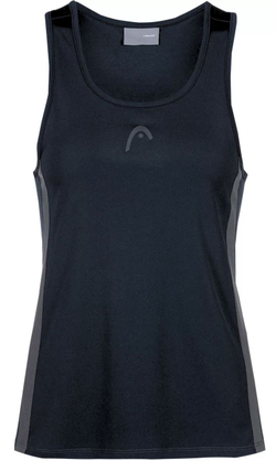 Женский теннисный топ Head Club 25 Tech Tank - black