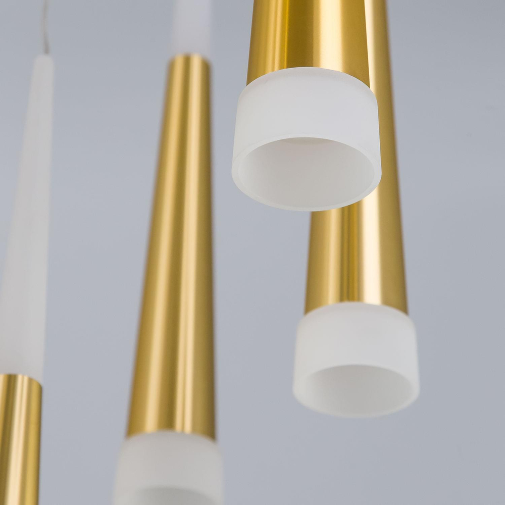 Citilux Вегас CL227162 LED Люстра каскадная Золото