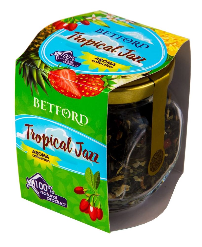 Чай Betford Tropical Jazz Поцелуй Гейши, 50 г