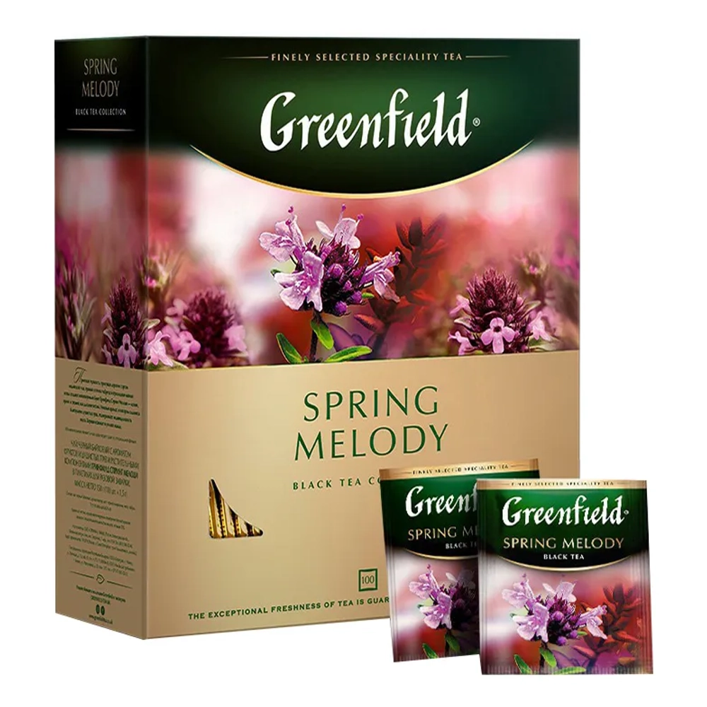 ГРИНФИЛД Спринг Мелоди (Greenfield - Spring Melody) черный, 100пак/1шт