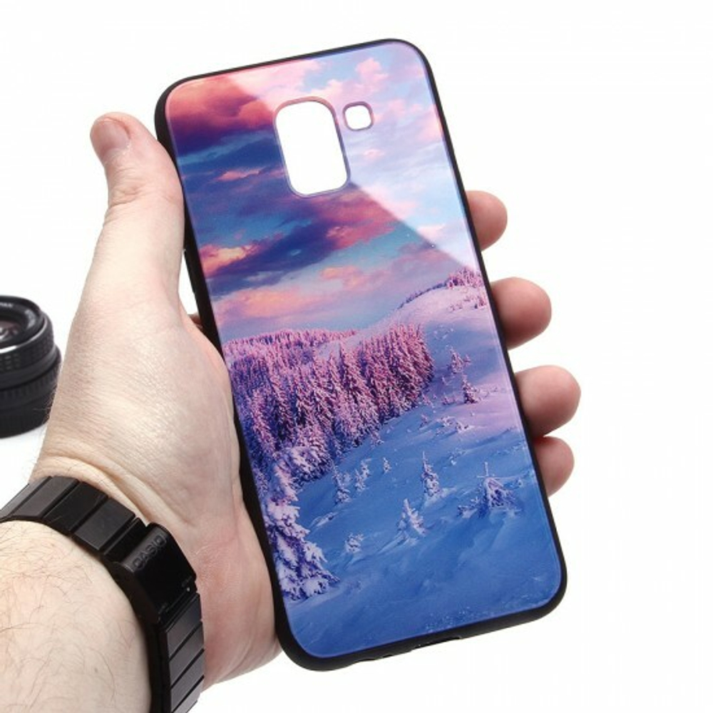 Глянцевый чехол для Samsung Galaxy J6 (2018), 010690