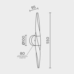 Настенный светильник MODELUX ML.510.02 CR