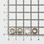Кнопка рубашечная (джерси) сеточка ⌀9.5 мм, ≈72 шт, МЕТАЛЛ, никель, NEW STAR