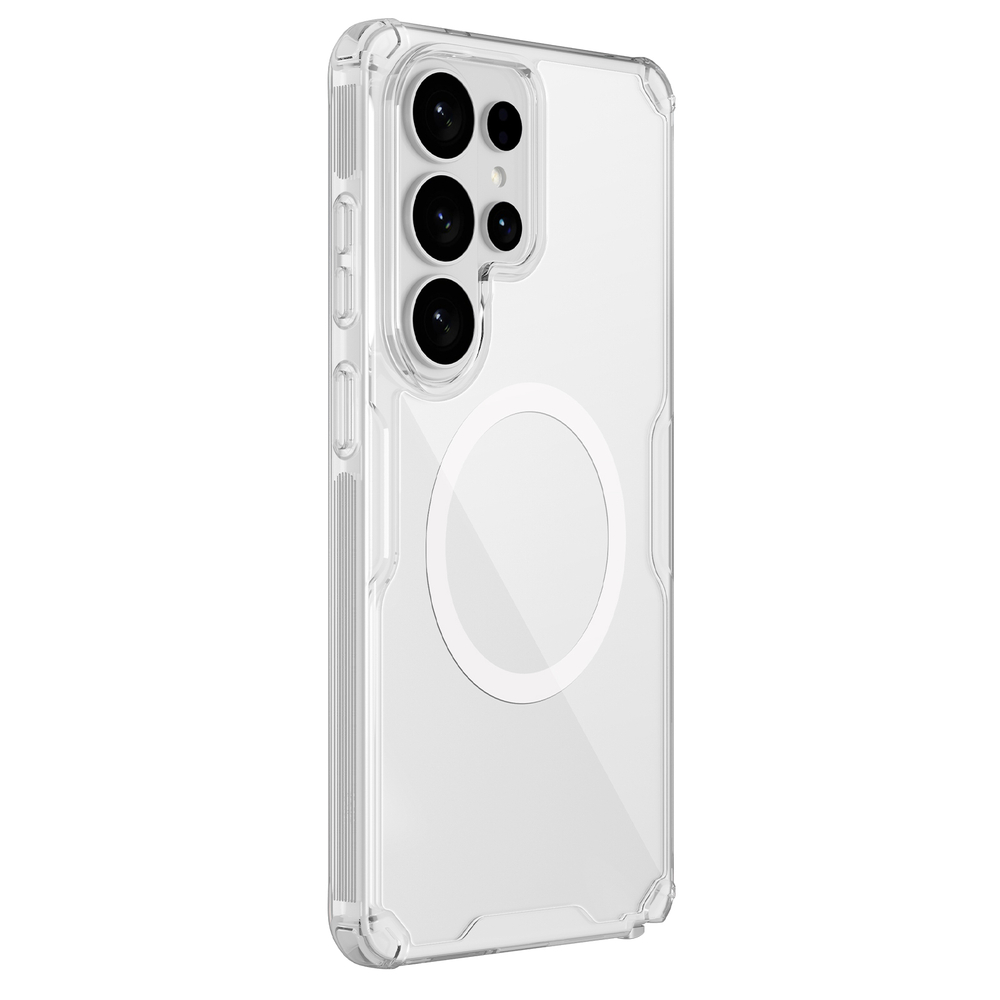 Прозрачный чехол противоударный с MagSafe для Samsung Galaxy S26 Ultra, серия Nature TPU Pro Magnetic от Nillkin