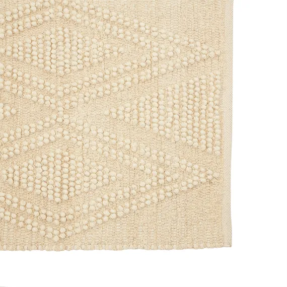 Ковер из шерсти и переработанного хлопка Shillong из коллекции Ethnic, 70x160см