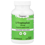 Vitacost, L-Tryptophan, 500 mg, 120 Capsules