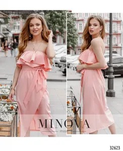 Платье 8608-пудра Minova