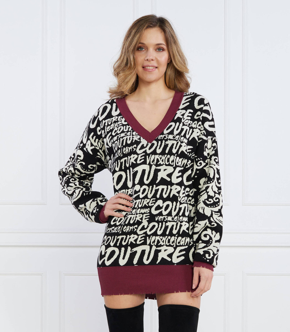 Свитер Versace Jeans Couture - черный(73HAFM16CM03G)