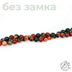 Нить бусин сардоникс 8 мм