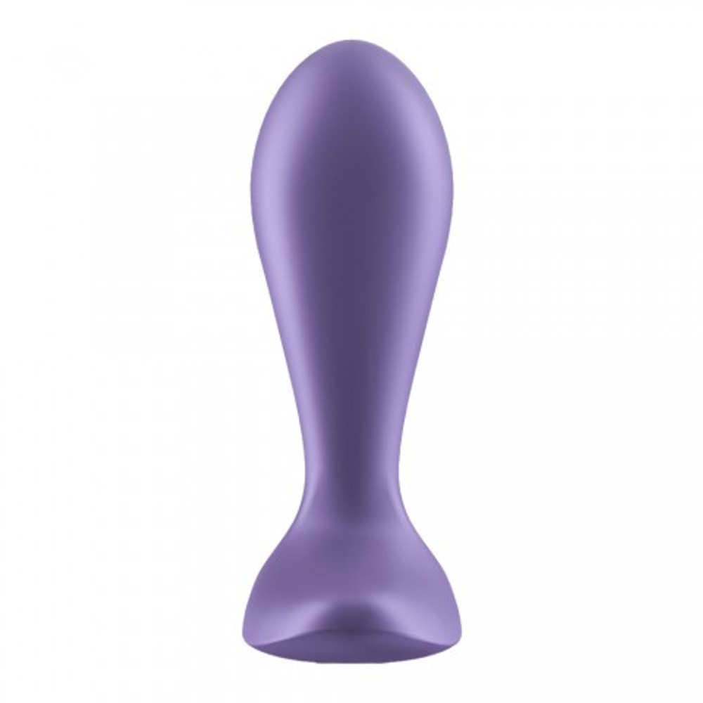 Анальный виброплаг Satisfyer Intensity Plug фиолетовый (Connect App)