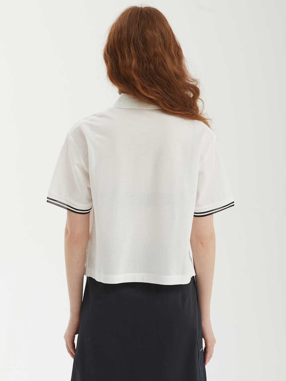 Женская Рубашка Sheer Tipped Polo