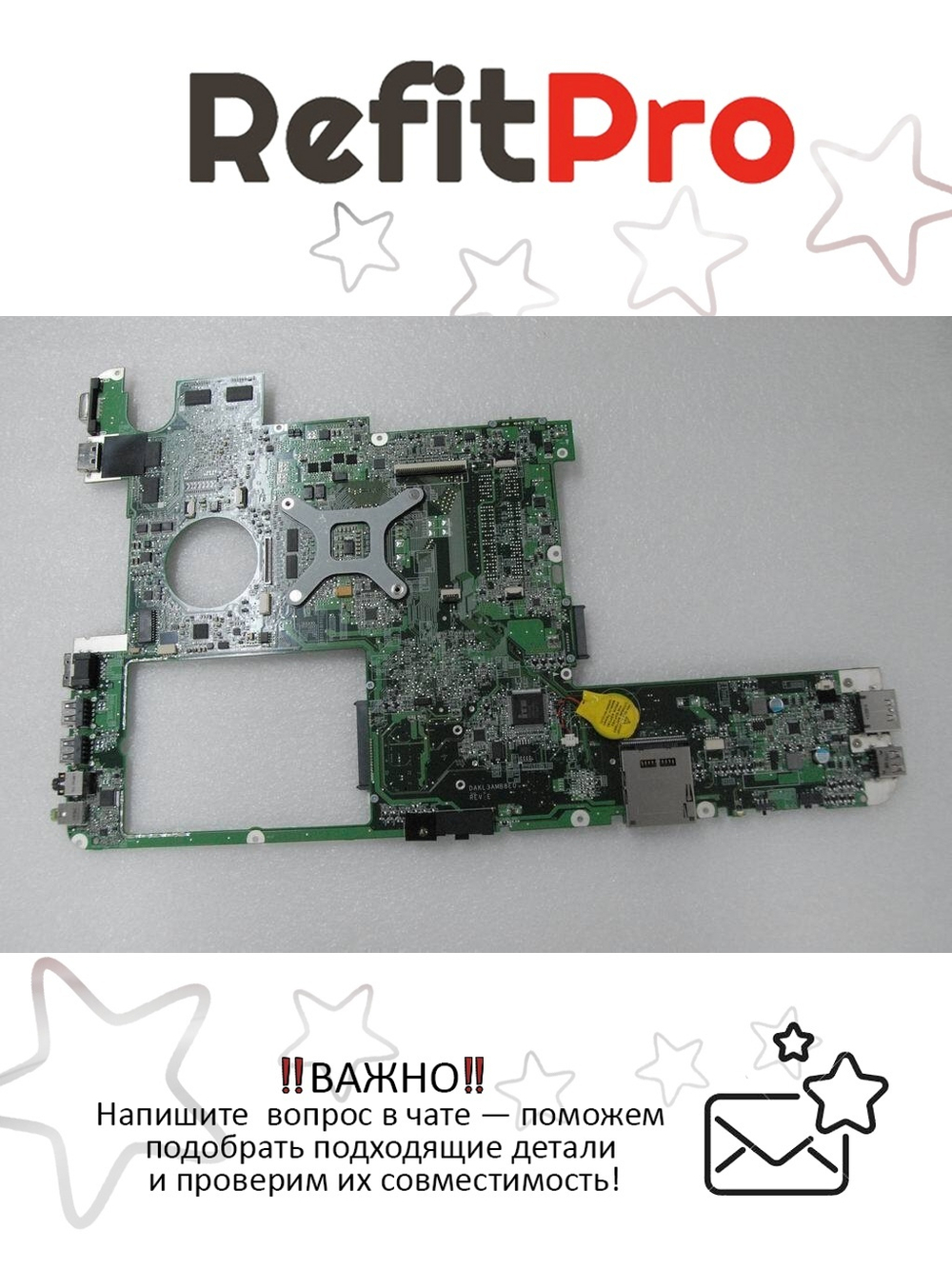 Материнская плата для ноутбука Lenovo Y560 KL3A MB(PCH/XT/1G)2CORE WO/3G SIM CPU (11012137), оригинал