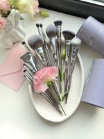 Набор из 12 кистей Beauty Proff Silver Brush Set