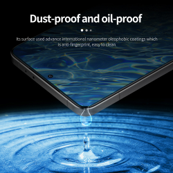 Защитное стекло с прозрачными рамками от Nillkin для Xiaomi Poco F6 Pro, серия H+Pro Anti-Explosion Glass Screen Protector