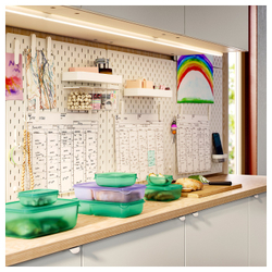 IKEA SKÅDIS  (ИКЕА СКОДИС)  -  Контейнер с крышкой - белый