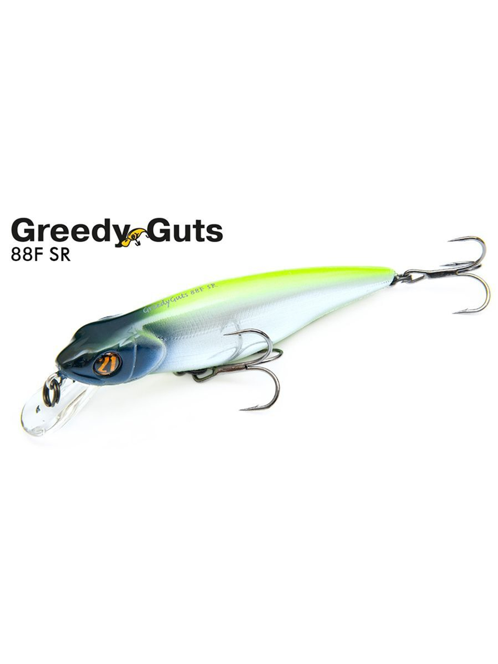 Воблер для рыбалки Pontoon21 Greedy-Guts 88F-SR, 88мм, 10.9 гр., 0.7-1.0 м., цвет 407
