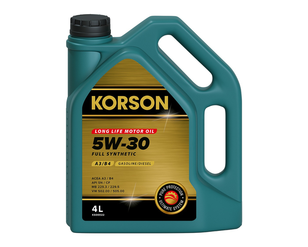 Масло моторное KORSON 5W30 A3/B4