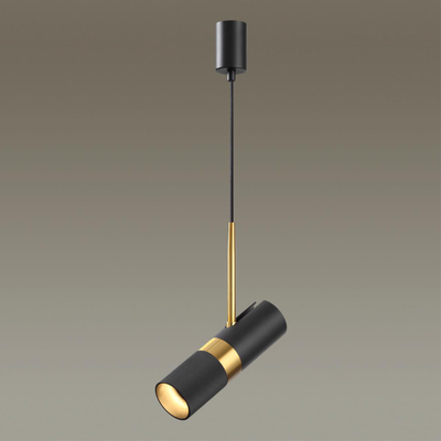 4356/1 HIGHTECH ODL23 329 черный/золотистый/металл Подвесной св-к IP20 LED GU10 10W BULLET