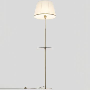 Торшер со столиком 1*E27 CL402980T бронза/белый Линц Citilux