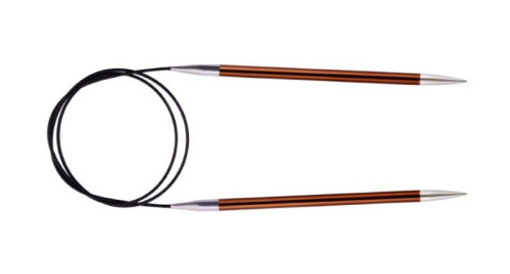 Спицы для вязания круговые Zing 40см Knit Pro