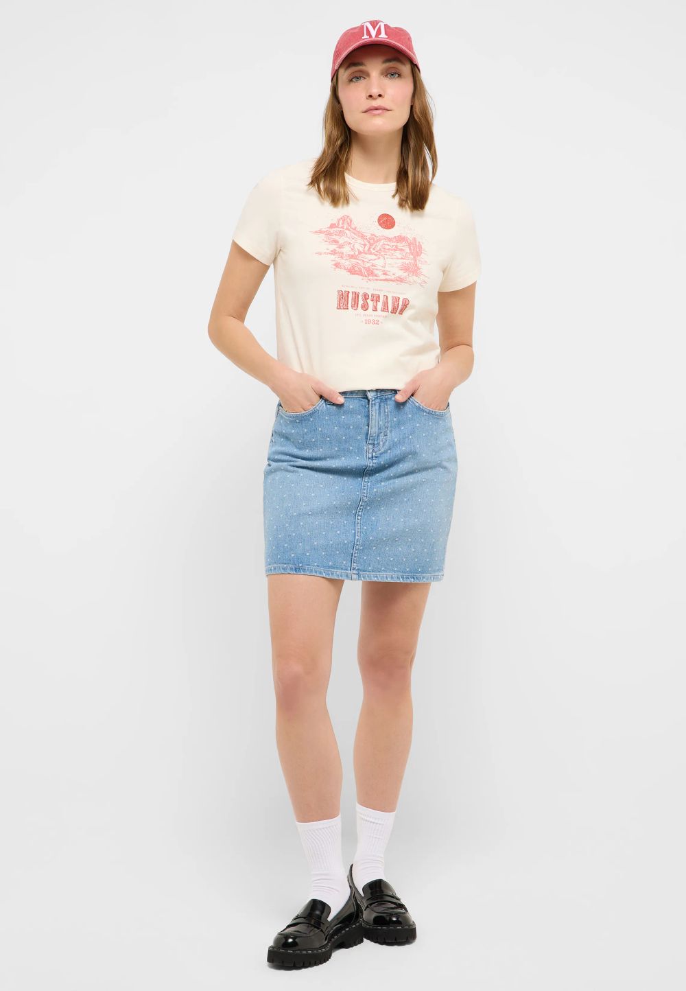 Юбка джинсовая женская MUSTANG Style Beatrice Denim Skirt