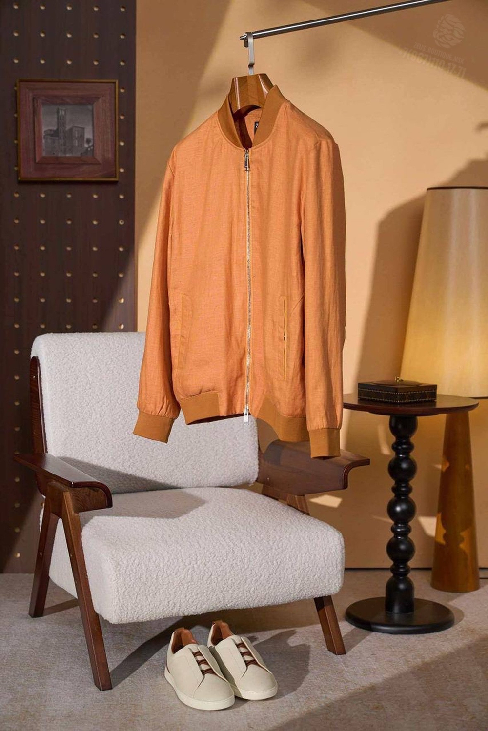 Льняная ветровка Zegna