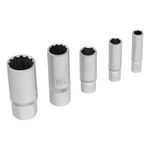 Набор торцевых головок с трещоткой, 1/2" и 1/4", 68 предметов Stels