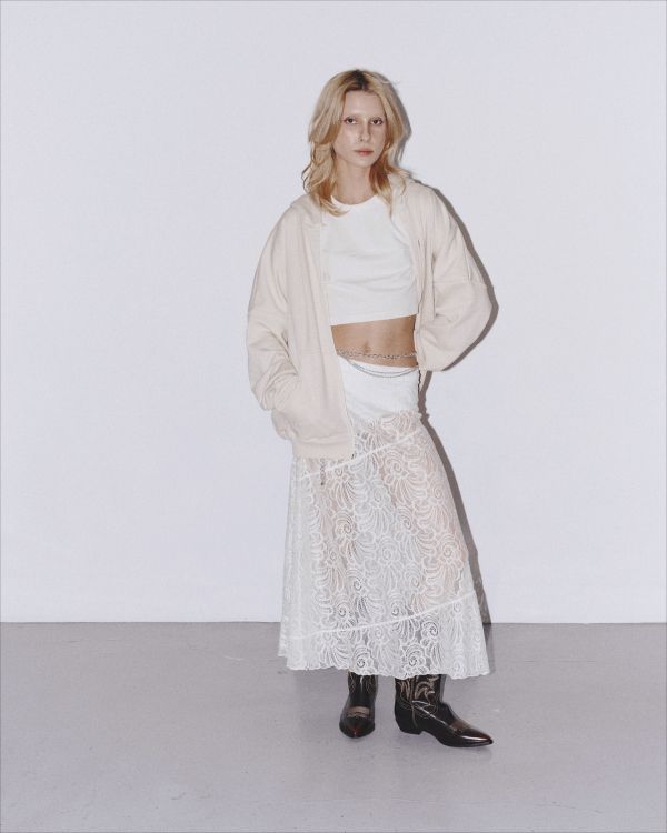 Юбка Lace Long Coconut Milk - фото 8