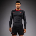 Рашгард Venum x Roger Gracie Signature LS Black/Red