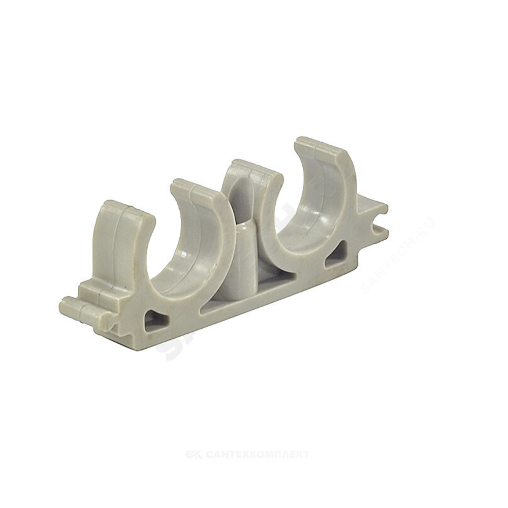 Опора PP-R двойная серая Дн 25 VALFEX 10161025Г