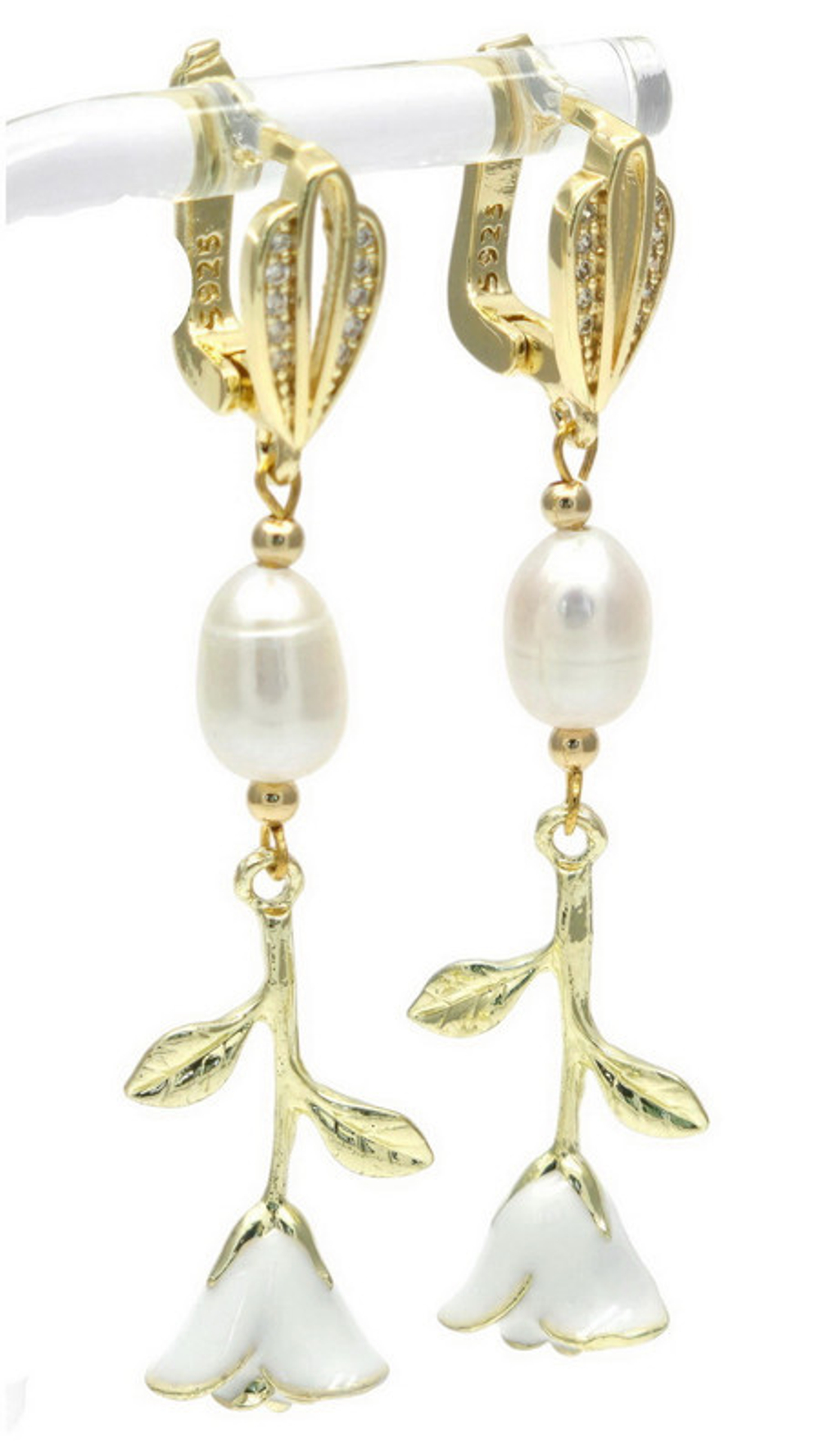 91003030 Серьги Selena Pearls