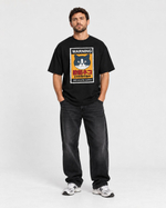 Футболка oversize СИСТЕМА ОХРАНЫ черная XL