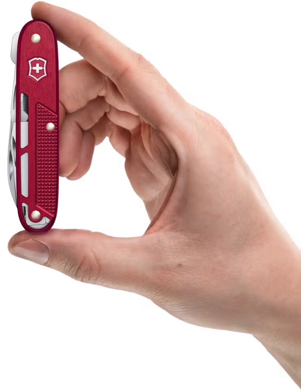 Нож Victorinox Onefold Alox, 93 мм, 2 функции, красный, картонная коробка