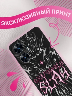Чехол на Realme C55 с принтом