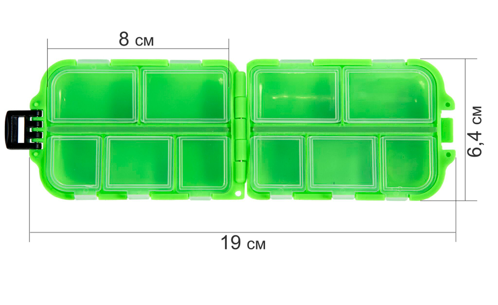 Коробка рыболовная для крючков HOOK SPECIAL 100х65х32