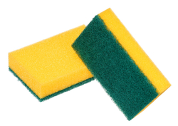 Губка cтандарт для посуды Scotch-Brite, 70мм х 90мм, 8 шт./упак.