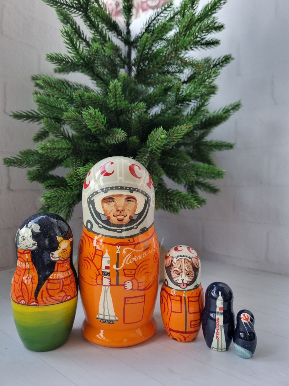 Космос Гагарин 5мест 15см